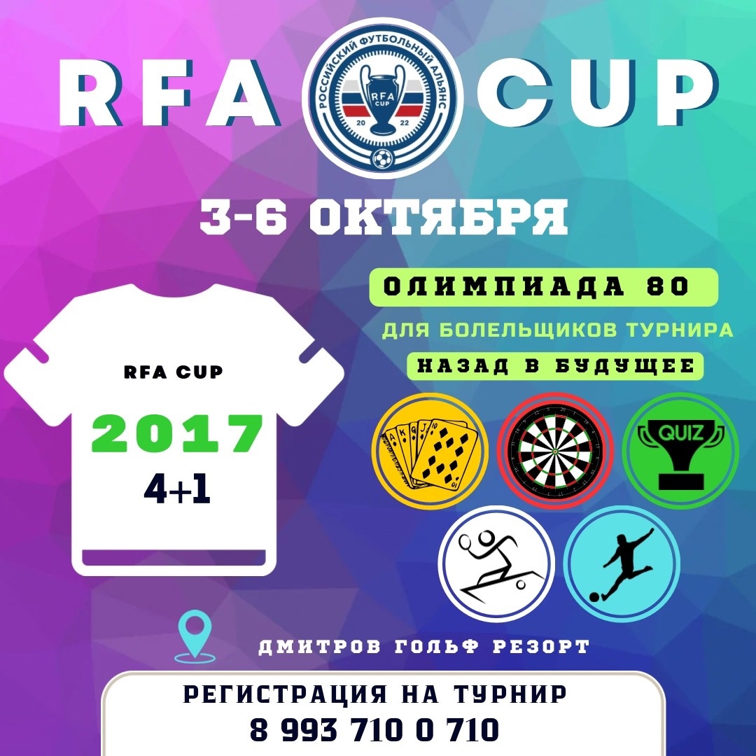 RFA CUP им. Веденеева Д.А. 2017 г.р.